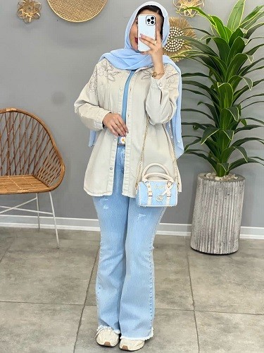 1442- مانتو شومیزی پرادا