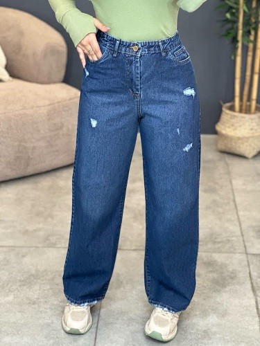 1129-شلوار جین بگ