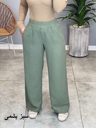 1459-شلوار بگ لینن