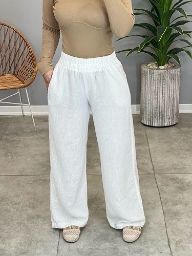 1459-شلوار بگ لینن