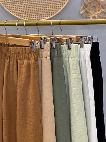 1459-شلوار بگ لینن