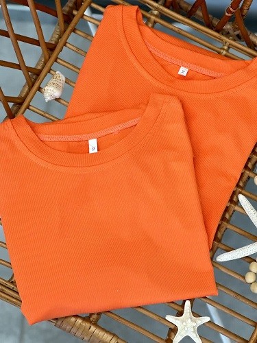 1472- تیشرت ابیسیک پرتقالی