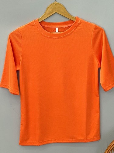1472- تیشرت ابیسیک پرتقالی