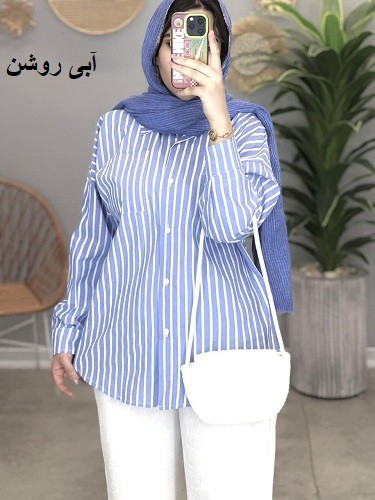 1462-مانتو شومیزی اسپرت