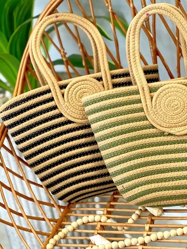 0012 - کیف حصیری وون