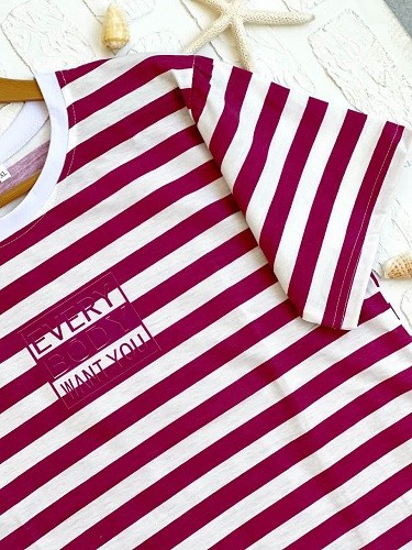 1521- تیشرت راه راه کد 060