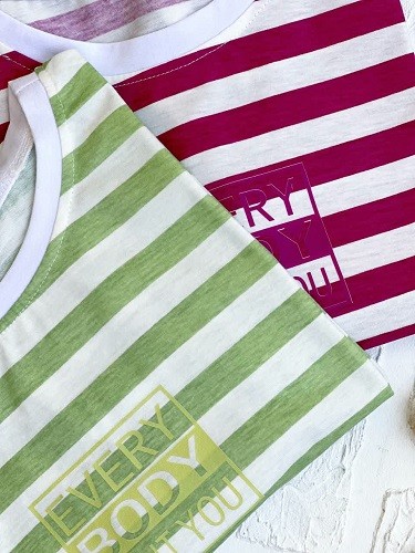 1521- تیشرت راه راه کد 060