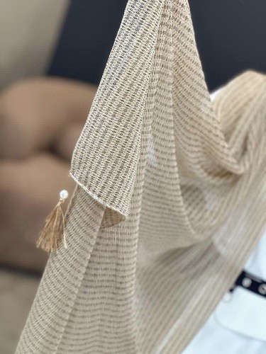 02443- شال شنی اسکارلت