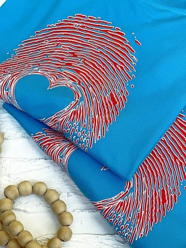 1543- تیشرت اثرانگشت کد 083