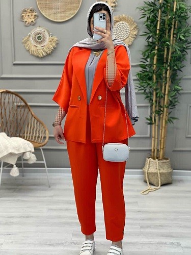 1155-کت شلوار مزونی همتا