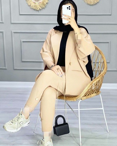 1155-کت شلوار مزونی همتا