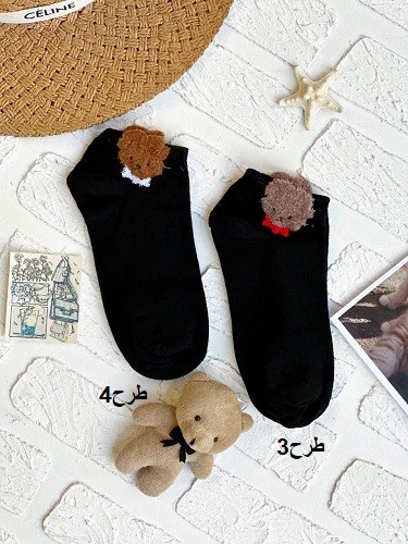 1520- جوراب بوکله دار کد 0056