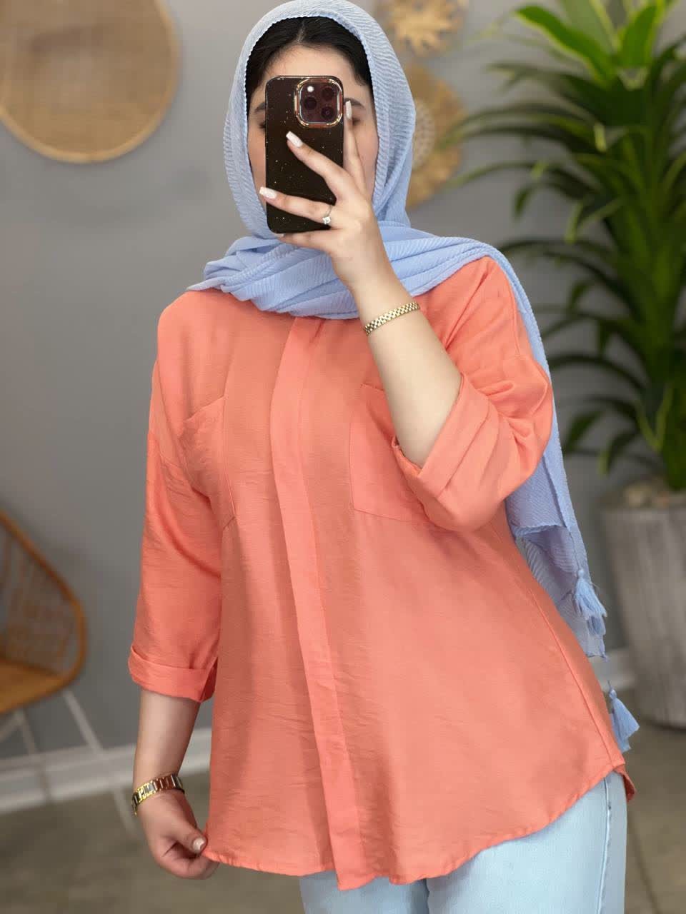 1391-مانتو شومیزی مانا