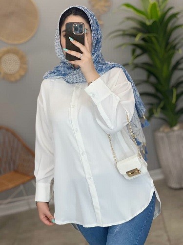 1467_ مانتو شومیزی الیز