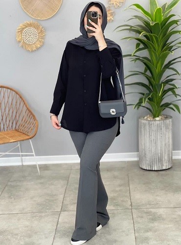 1467_ مانتو شومیزی الیز