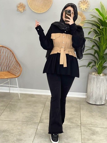 1468- مانتو شومیزی آرام