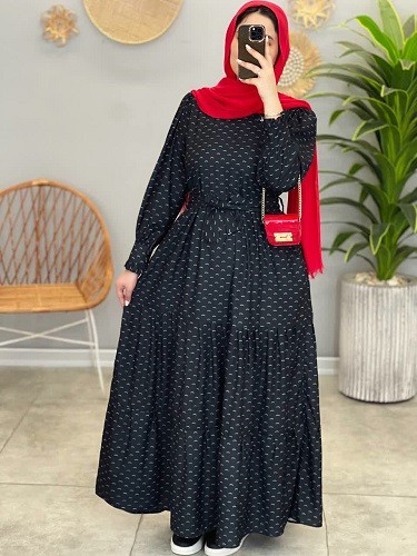 1469-پیراهن بلند چشمک