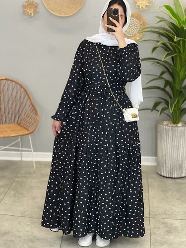 1469-پیراهن بلند چشمک