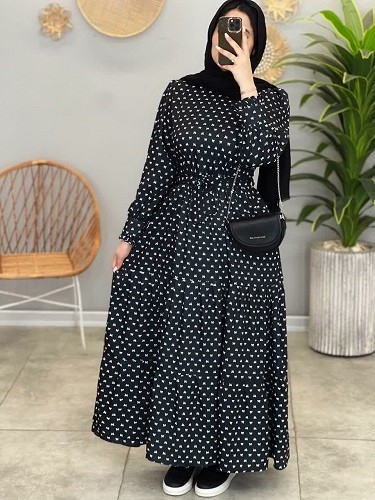 1469-پیراهن بلند چشمک