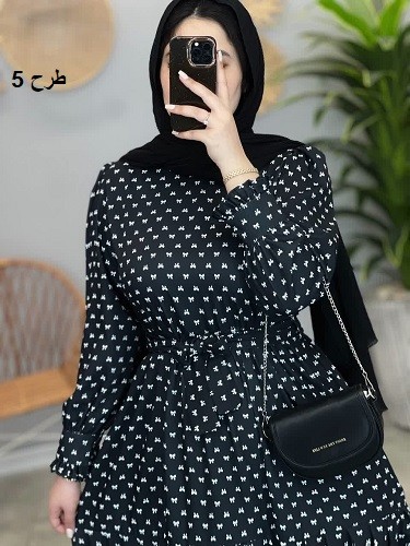 1469-پیراهن بلند چشمک