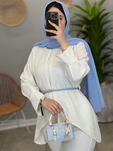 1471-ست شومیزشلوارپفکی