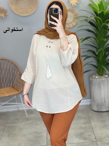 1475- مانتو شومیزی النا