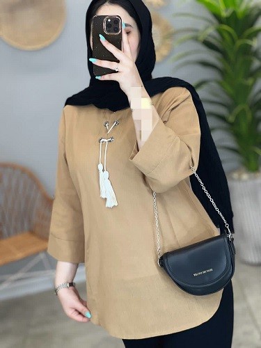 1475- مانتو شومیزی النا