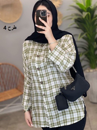 1476- مانتو شومیزی پارمیس