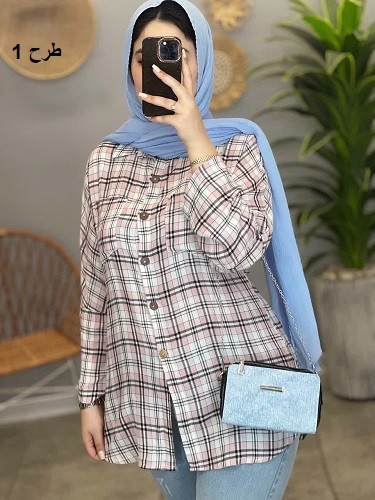 1476- مانتو شومیزی پارمیس