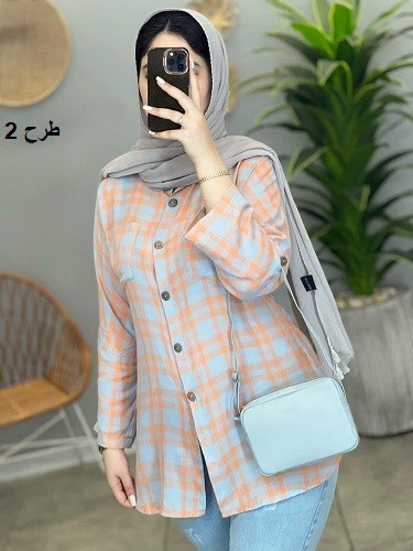 1476- مانتو شومیزی پارمیس