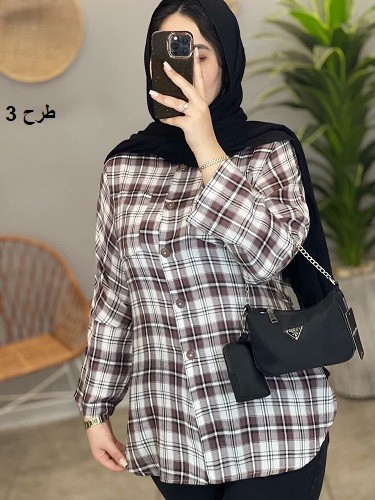 1476- مانتو شومیزی پارمیس