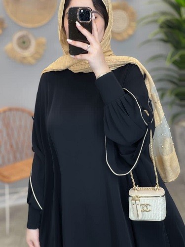 1479-عبایی مزونی ژاکلین