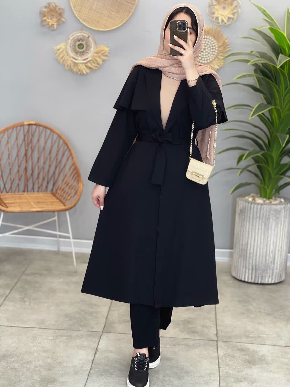 1486-مانتو بلند سودا