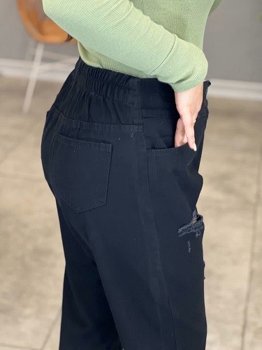 1170-شلوار جین مام مشکی