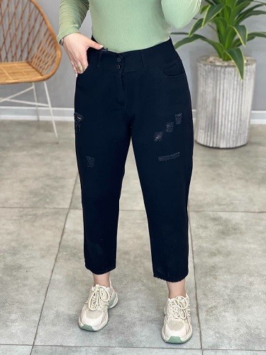 1170-شلوار جین مام مشکی