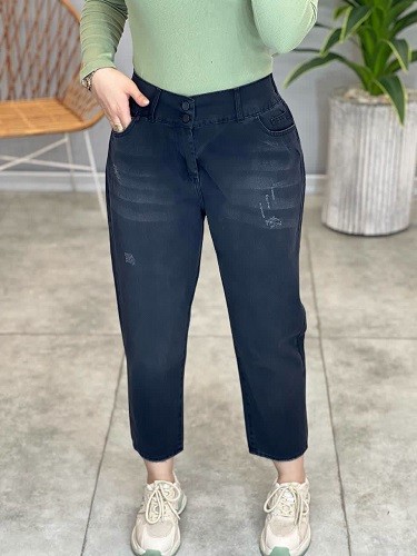 1171-شلوار جین مام ذغالی