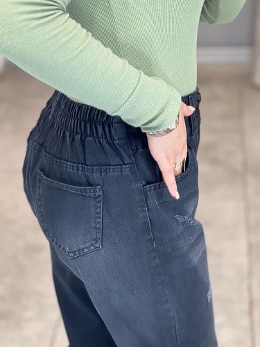 1171-شلوار جین مام ذغالی