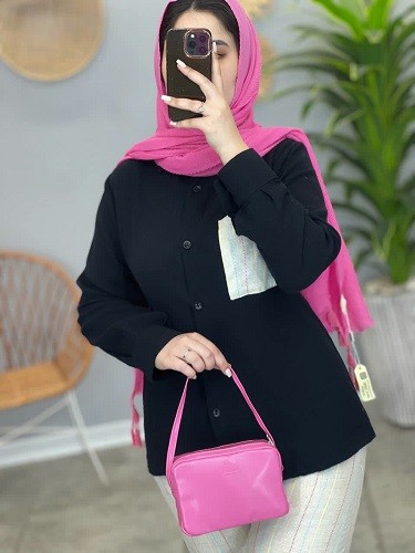 1489-ست شومیز شلوار مگا ( ایراد دار)