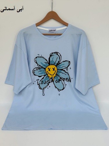 1617-تیشرت لانگ گل