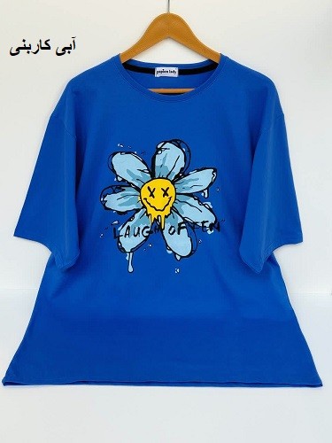 1617-تیشرت لانگ گل