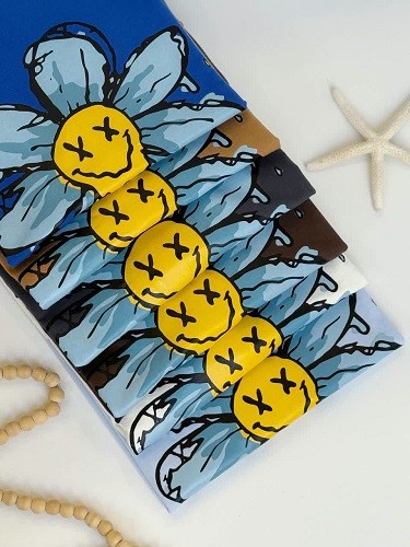 1617-تیشرت لانگ گل