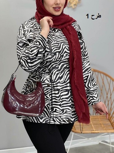 1620- کاپشن چرم پلنگی