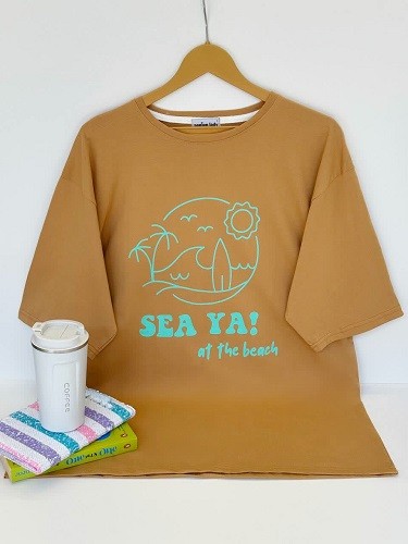 1632-تیشرت لانگ SEAYA