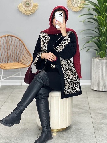 1635_پالتو مزونی رخشان