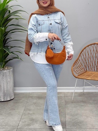 1637_ شکت جین پایین ریش