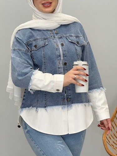 1637_ شکت جین پایین ریش