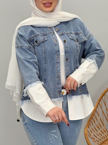 1637_ شکت جین پایین ریش