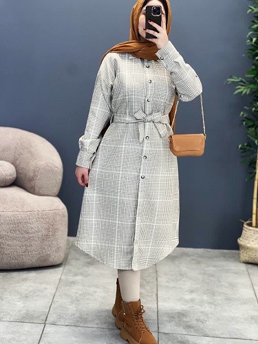 1642- مانتو پاییزه شایلین