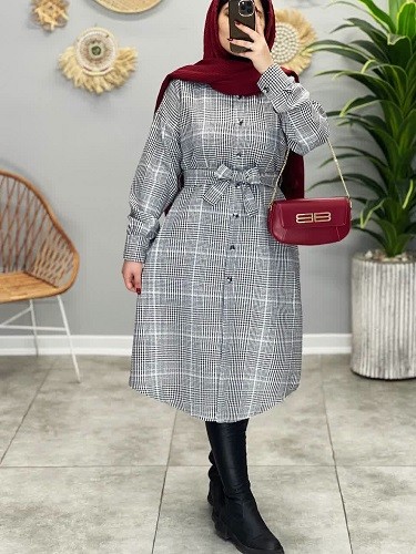 1642- مانتو پاییزه شایلین