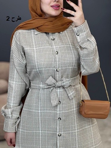 1642- مانتو پاییزه شایلین